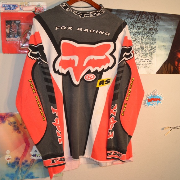 Vintage 90s Fox Racing Jersey - Picture 2 of 4